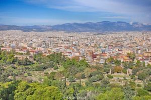 Atena, vazuta de pe pe "dealul" Areopagus